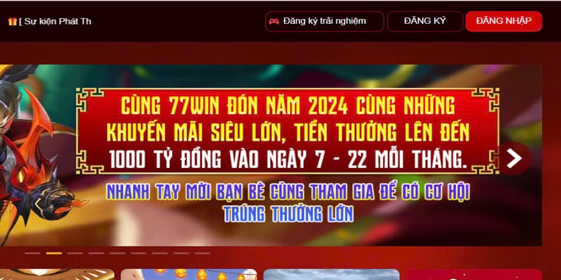 Khuyến mãi hấp dẫn khi tải app 77WIN